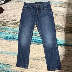 Old Navy Men's Dark Blue Straight Jeans